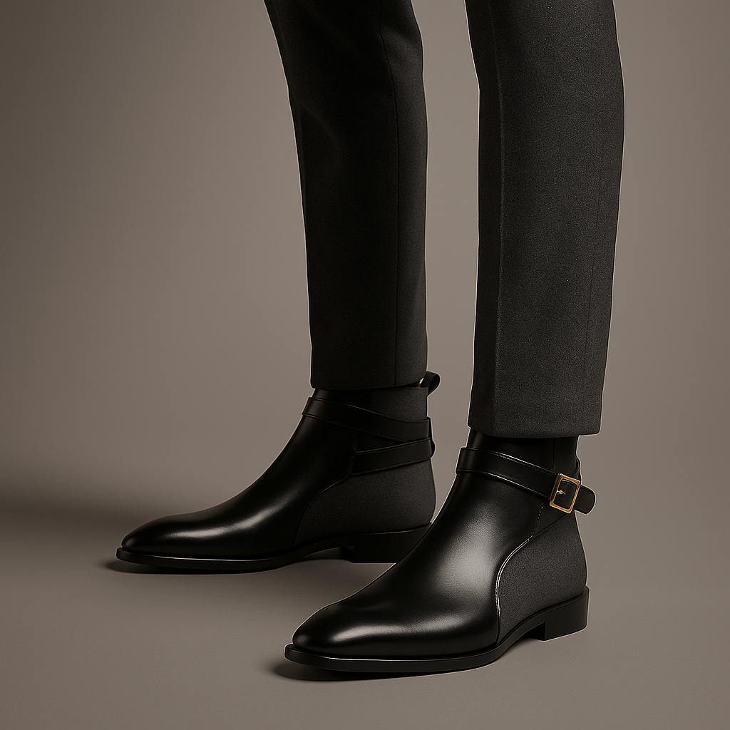 Brennor Chelsea Støvler | Læder, Strop-og-Spænde Design til Herre 6