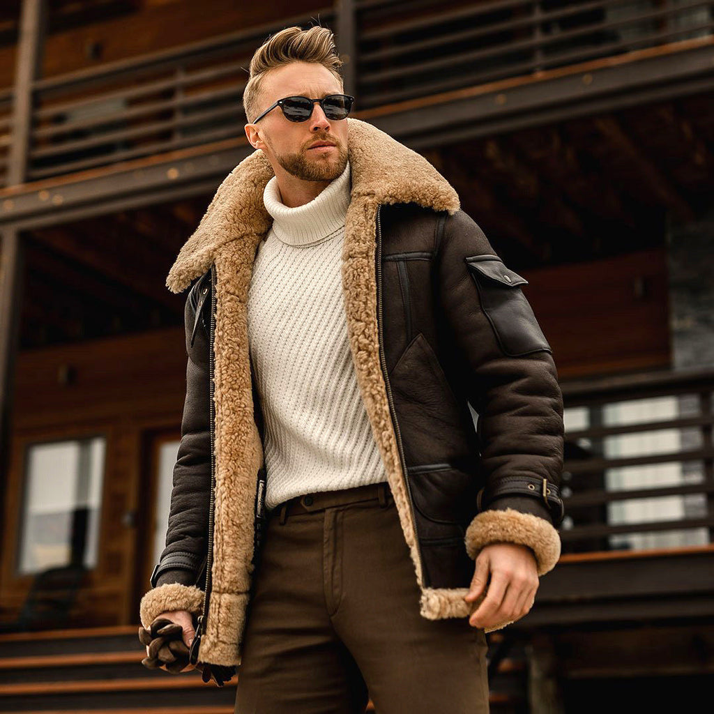 Ravi Shearling Jacket | Luksuriøst Shearling, Regular Fit 0